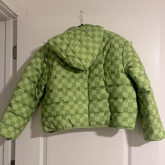 Checkered Puffer Jacket - Picture 4 of 5
